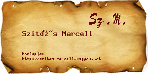 Szitás Marcell névjegykártya